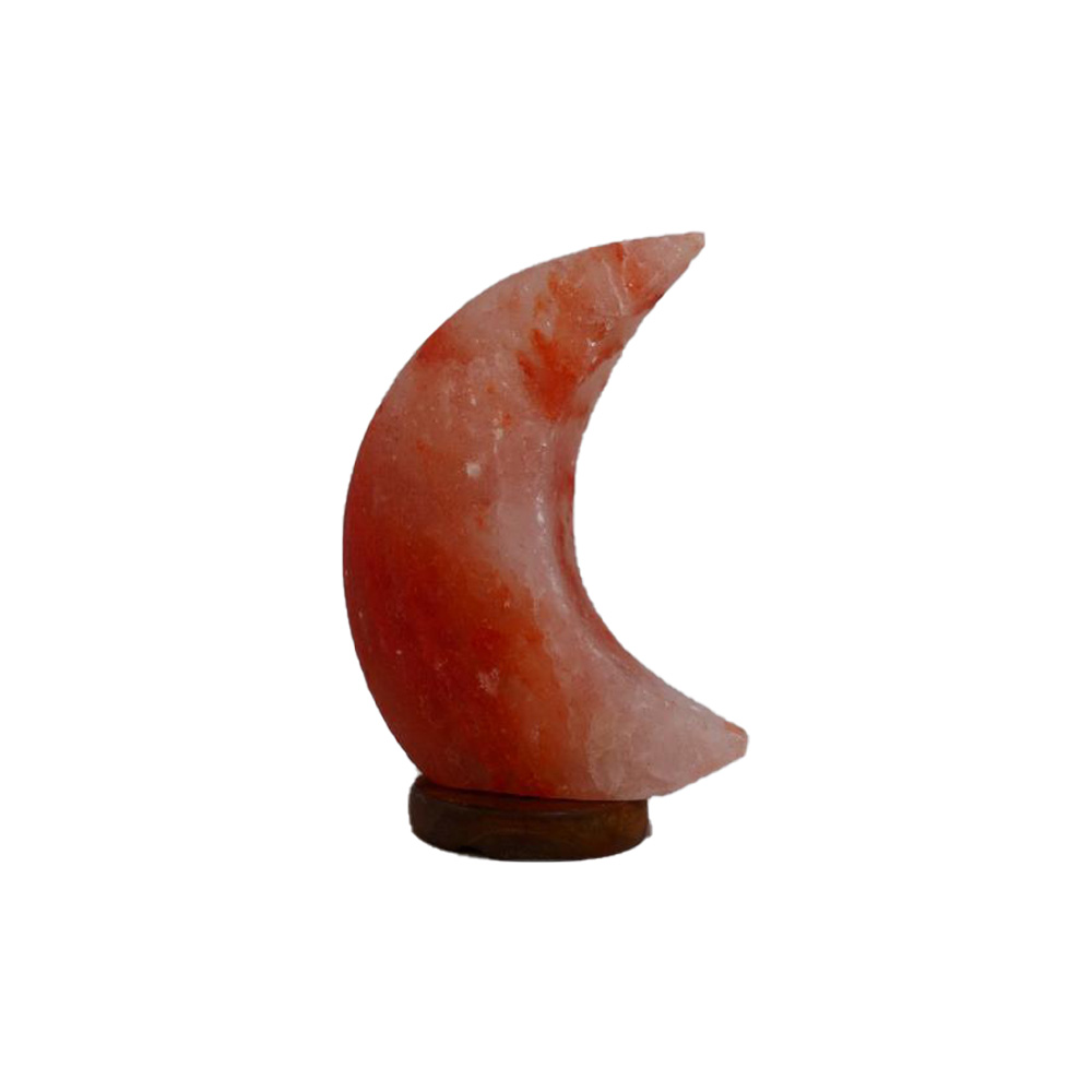 Lampe au sel de l'Himalaya demi-lune - 3kg