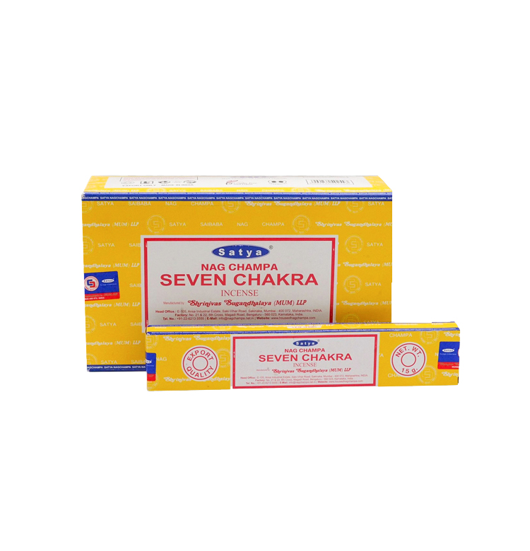 Satya Seven Chakra Encens - 15g