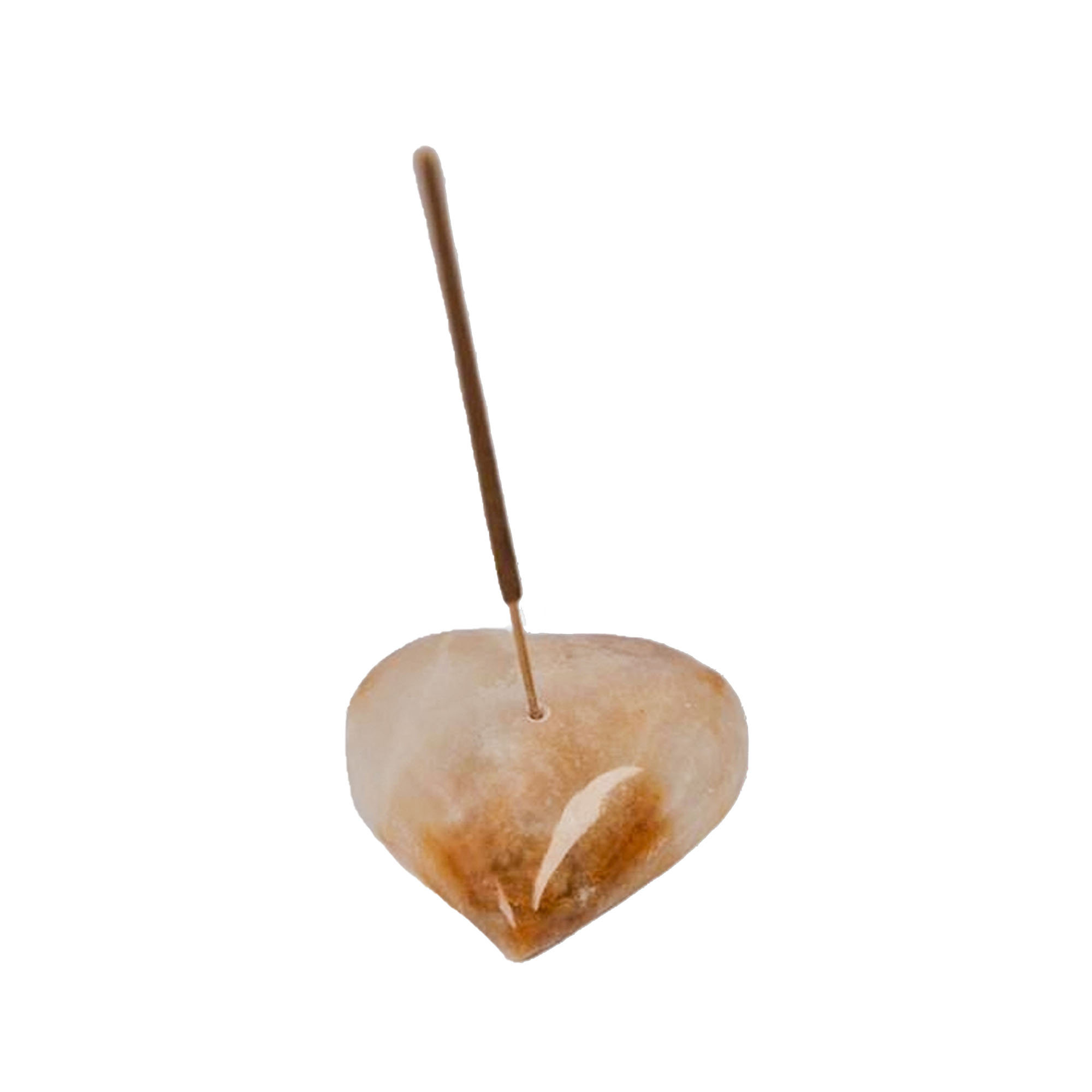 Porte-encens du cœur Onyx 9 - 6x6cm