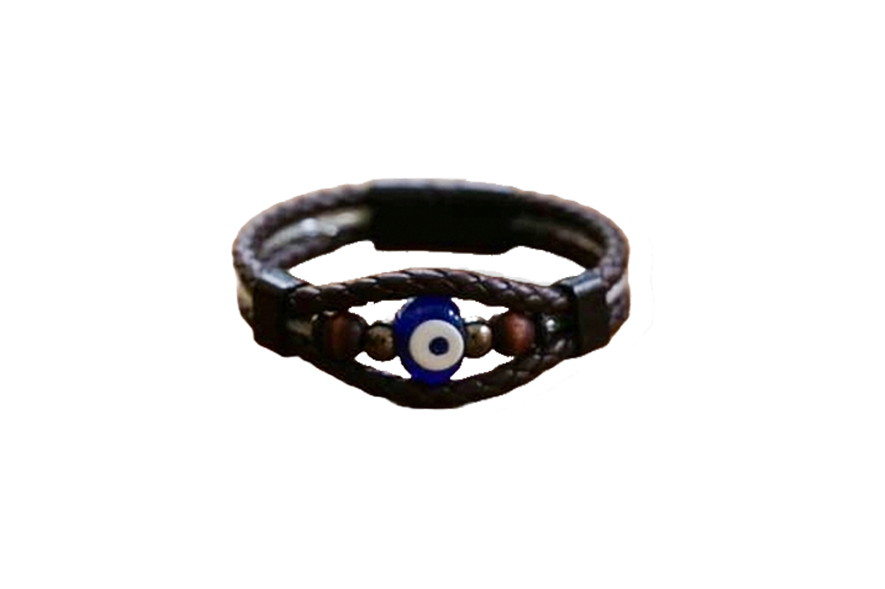 Bracelet en cuir pour œil maléfique
