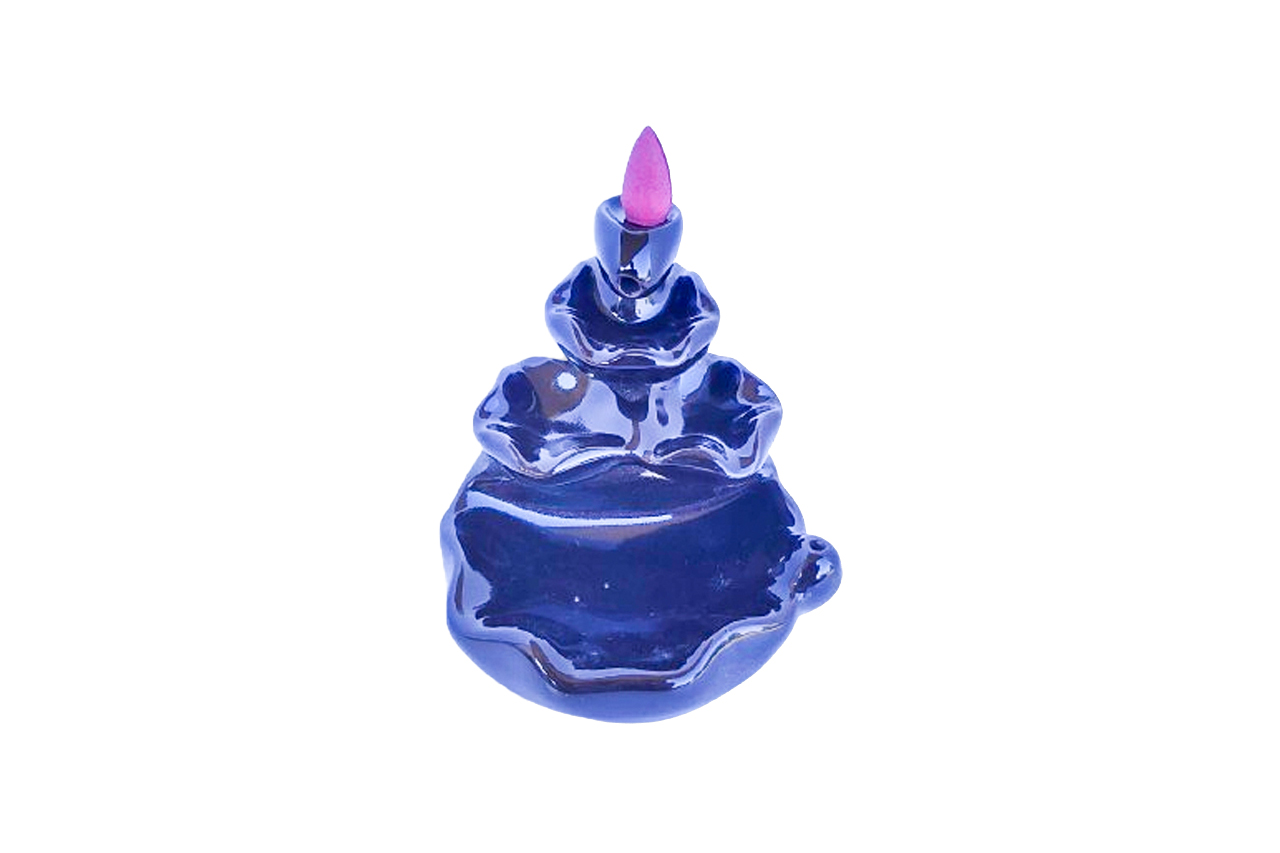 Bascade en céramique Black Flow Encens Coneder