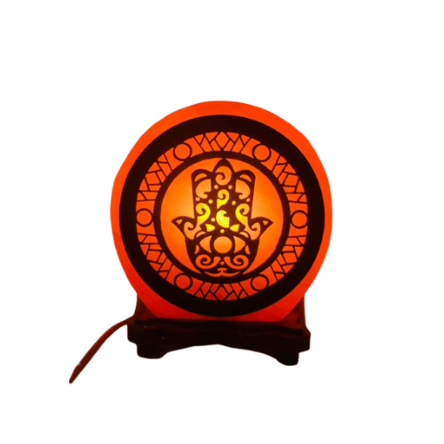 Lampe au Sel de l'Himalaya Main de Fatima - 3kg