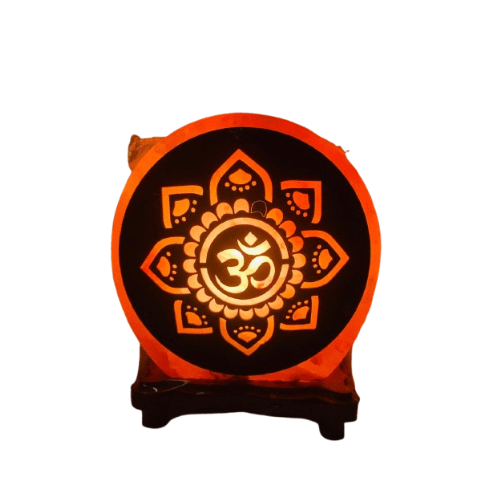 Lampe au Sel de l'Himalaya Om - 3kg