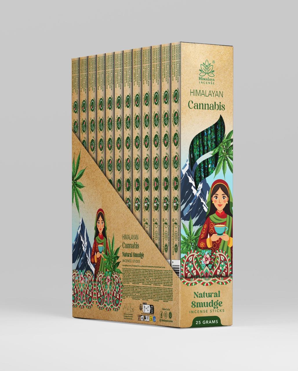 Bâton d'encens cannabis Himalaya-25g