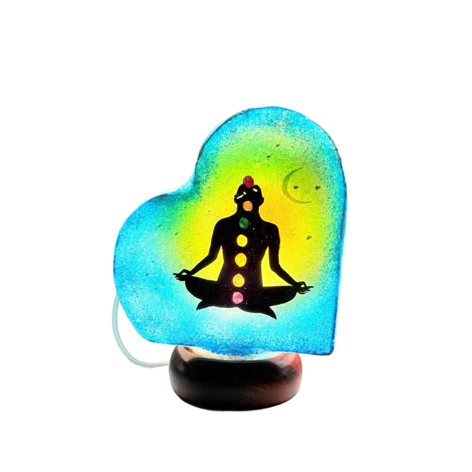Lampe de méditation en peau de chameau Chakra