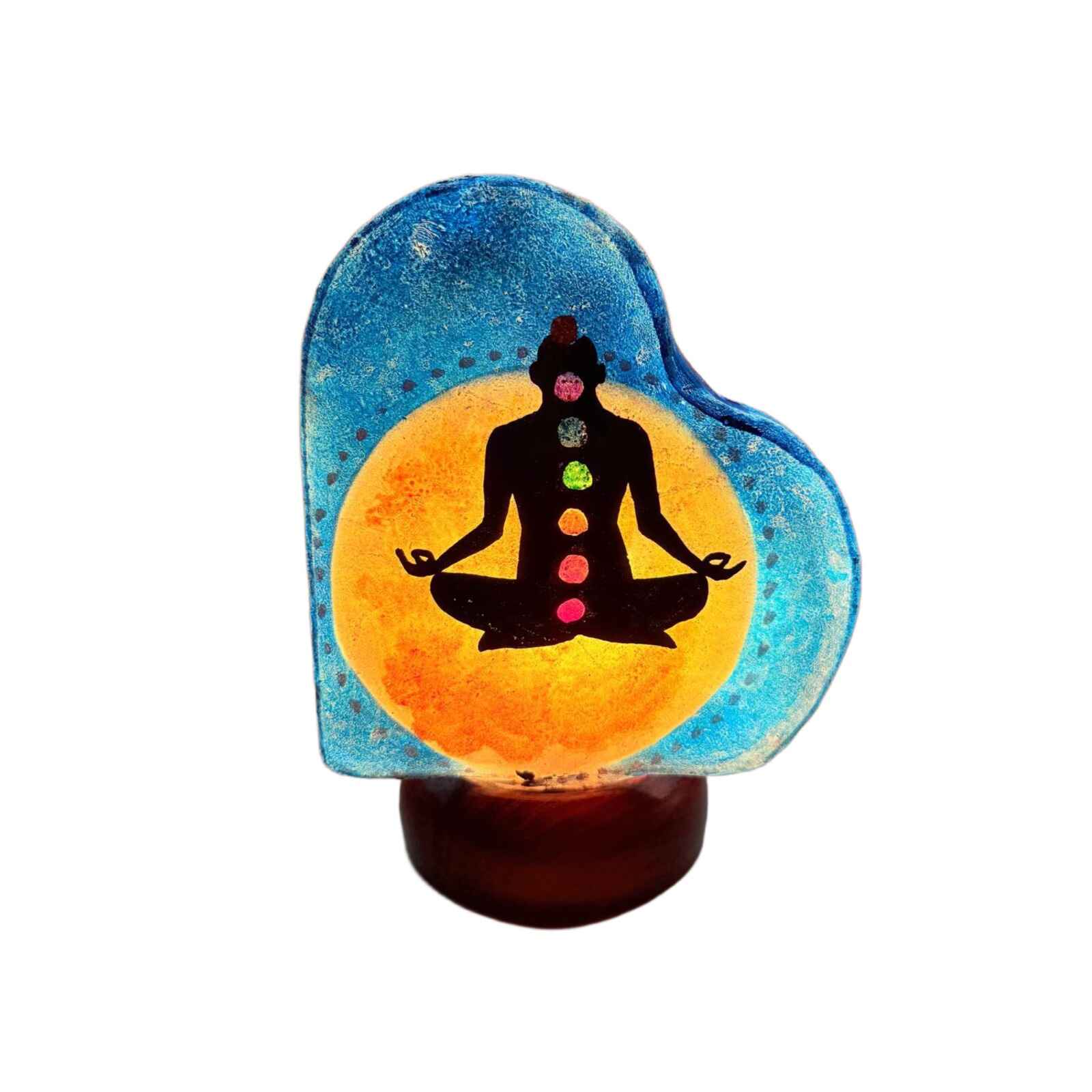 Lampe de méditation en peau de chameau Chakra